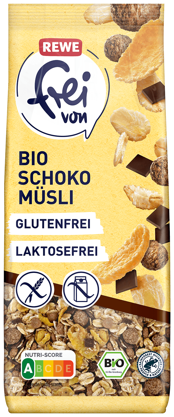 REWE frei von Bio Schokomüsli