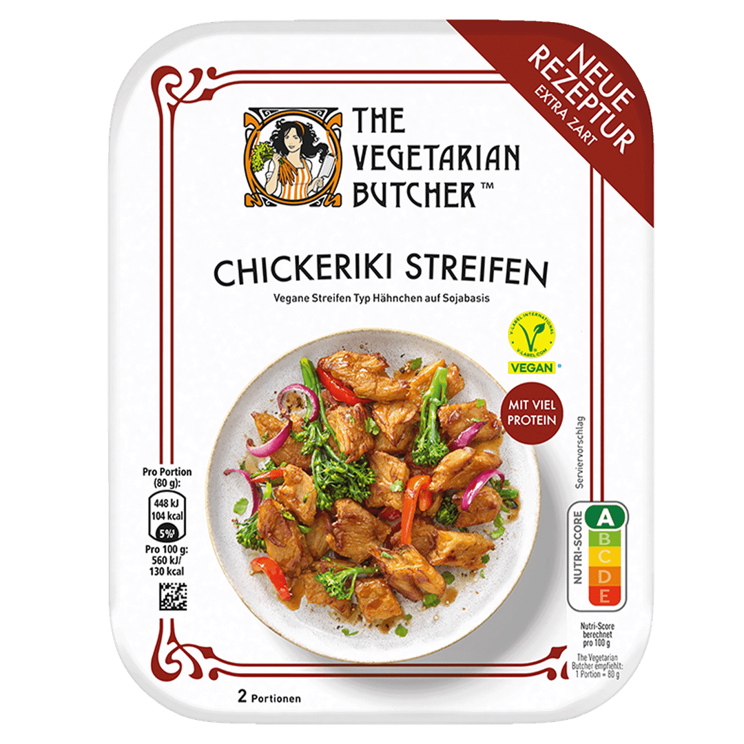 The Vegetarian Butcher Chickeriki Streifen