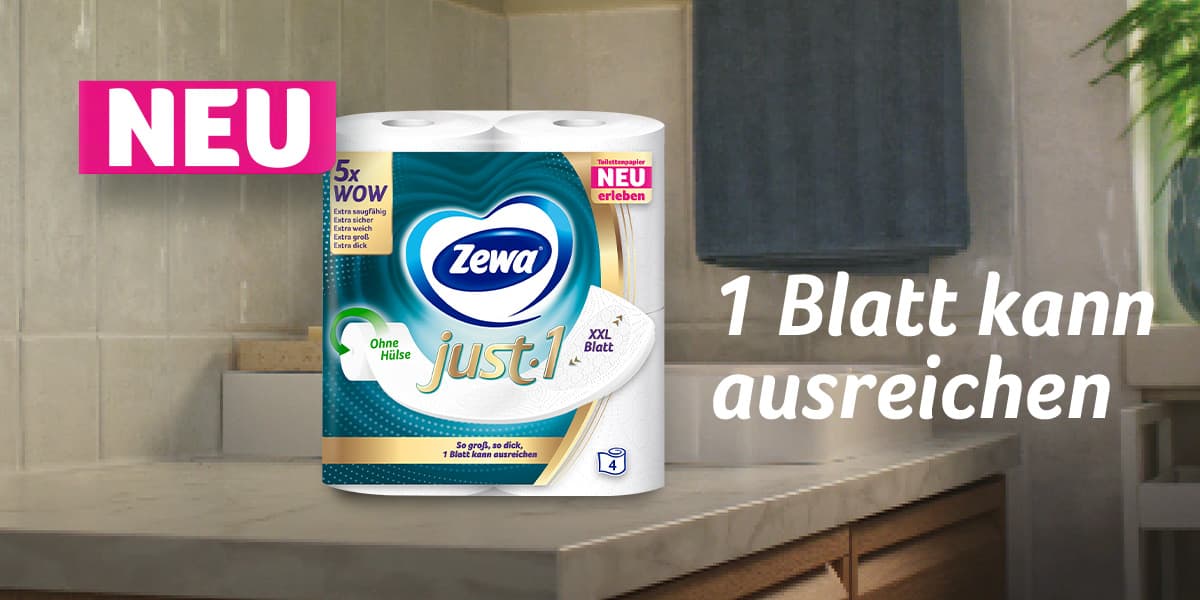 Zewa just1 Toilettenpapier