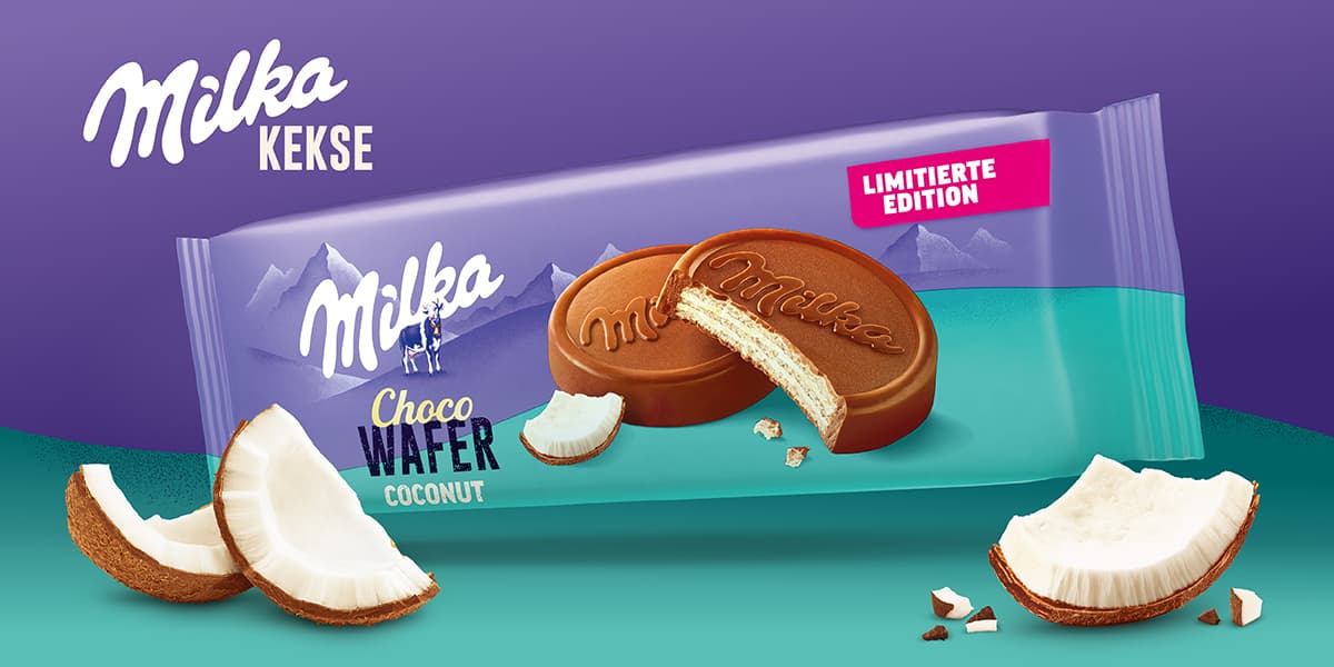 Milka Choco Wafer Kokosnuss