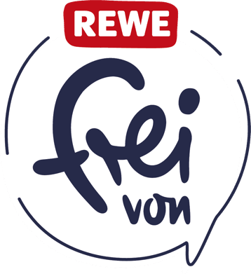 Logo der Marke REWE frei von