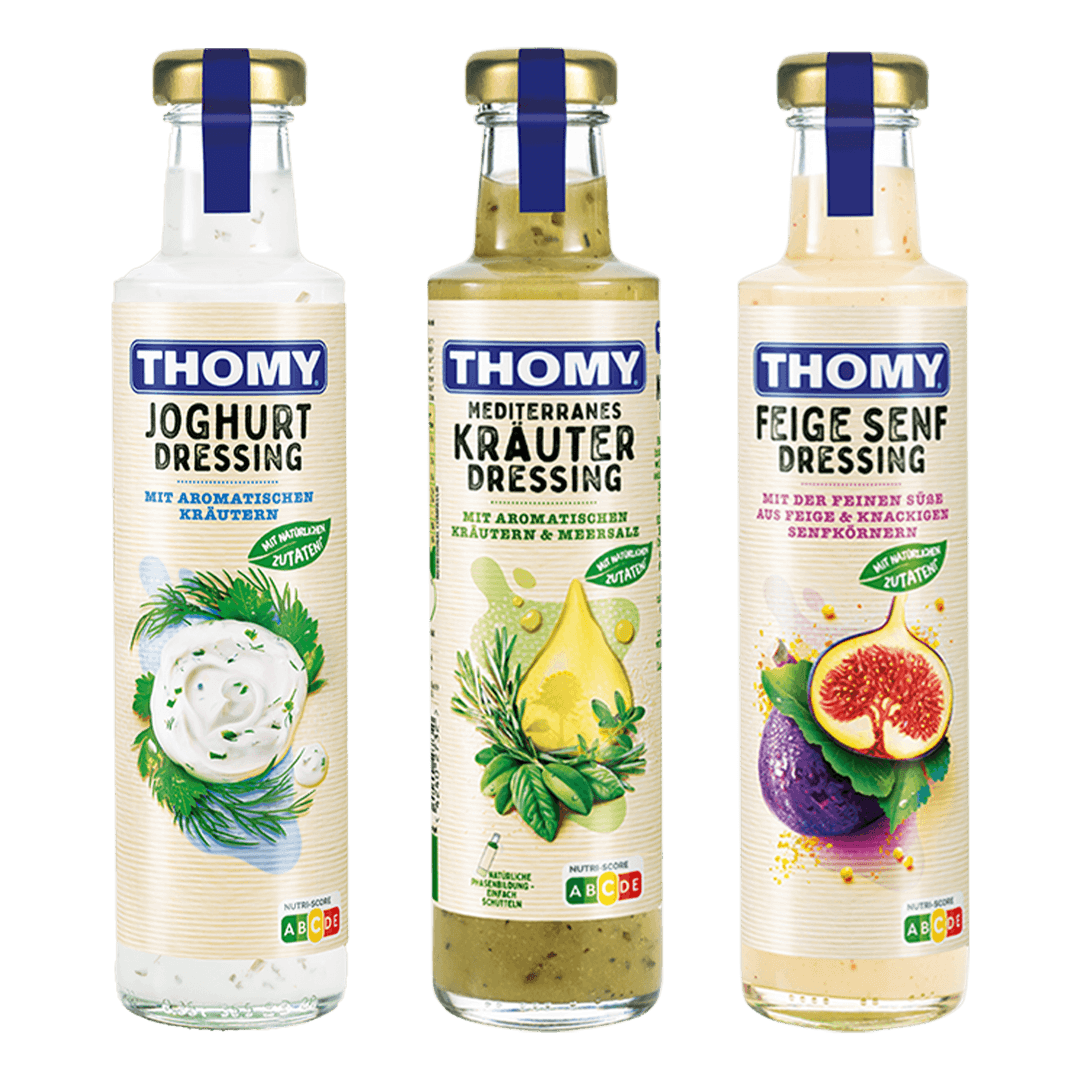 eine Flasche (350ml) THOMY Salatdressings