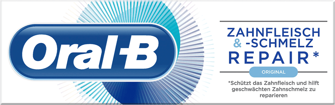 eine Tube Oral-B Zahnpasta Zahnfleisch & Zahnschmelz Repair Original