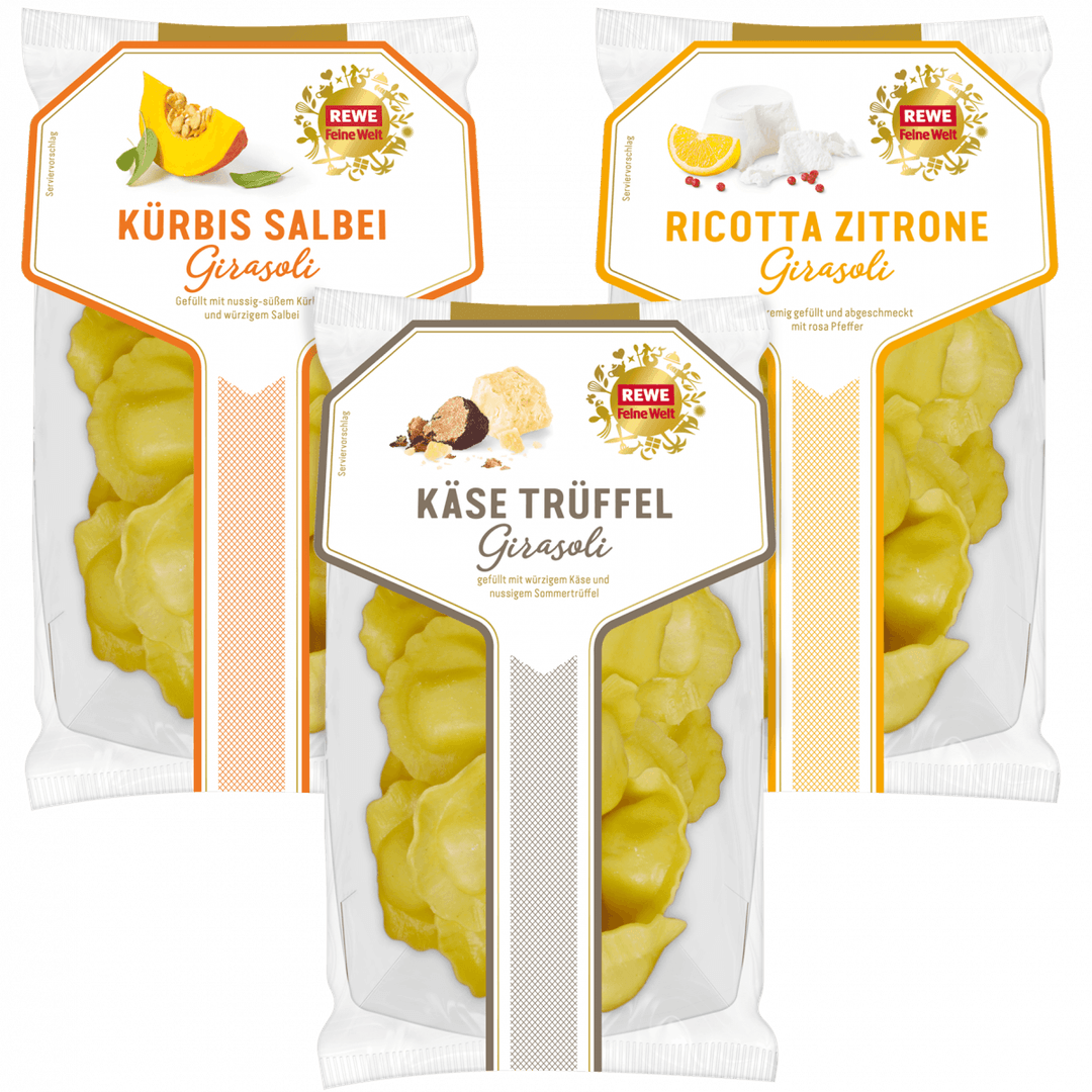 eine Packung REWE Feine Welt Girasoli