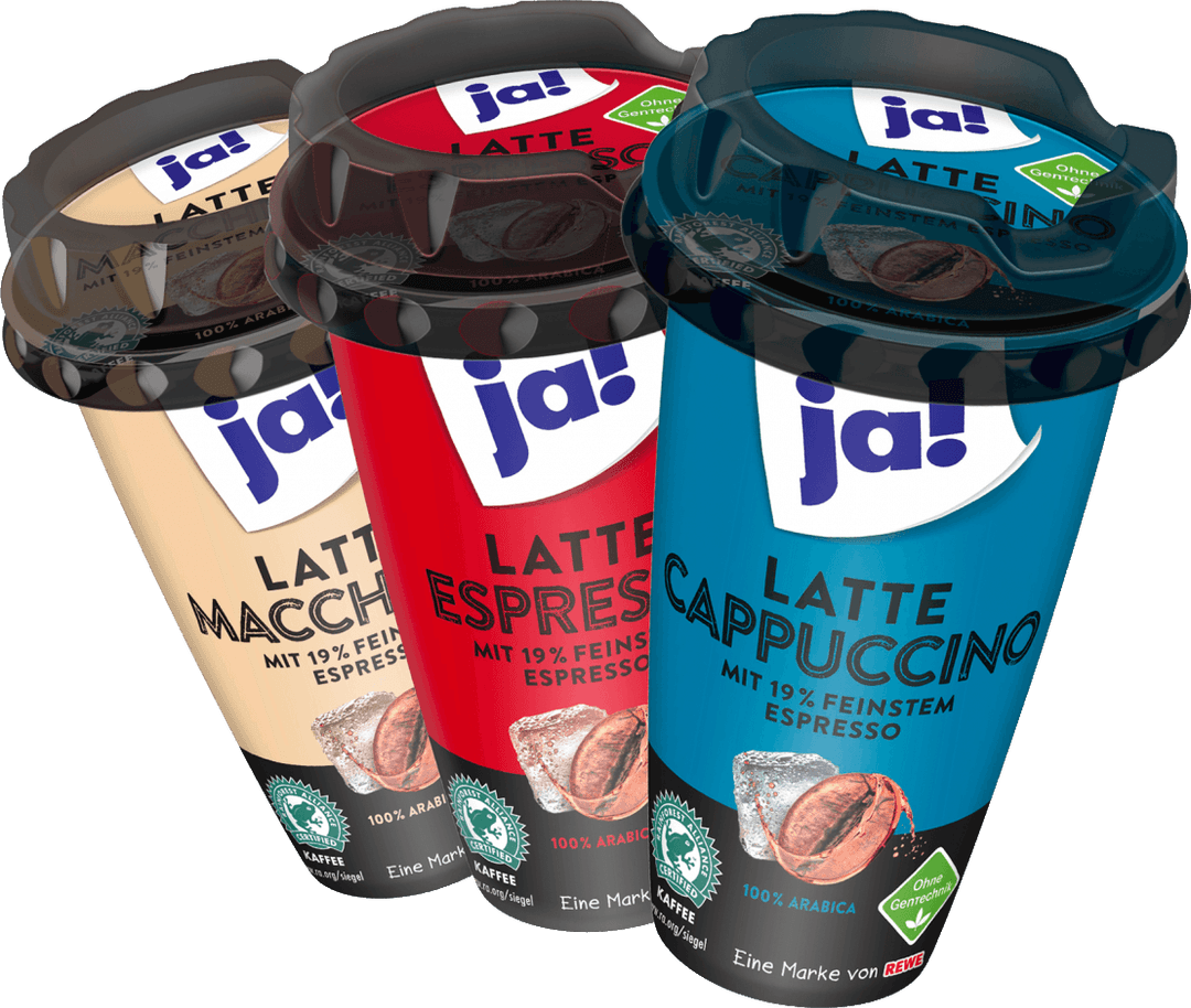 einen Becher (250ml) ja! Coffee to go