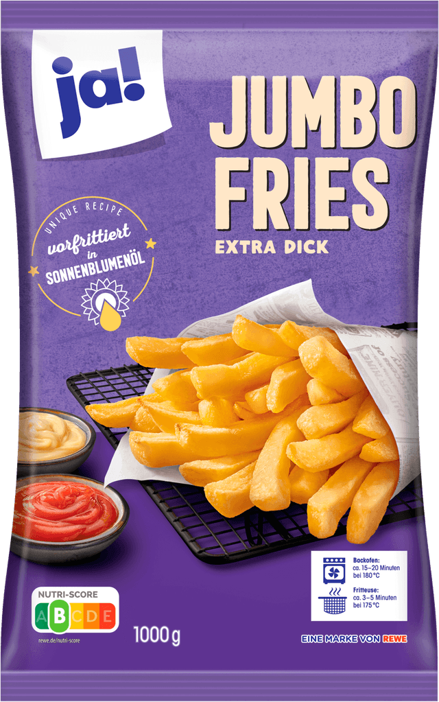 ja! Jumbo Fries im Test - REWE Produkttests