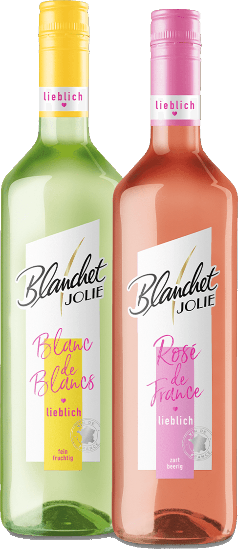 eine Flasche (0,75l) Blanchet Jolie
