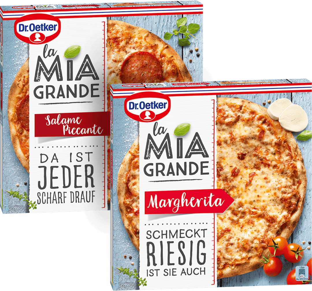 eine Pizza Dr. Oetker La Mia Grande La Mia Grande