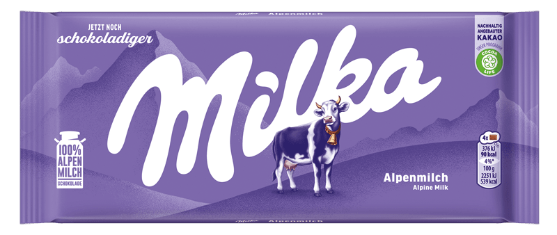 Milka 100g Tafel Alpenmilch