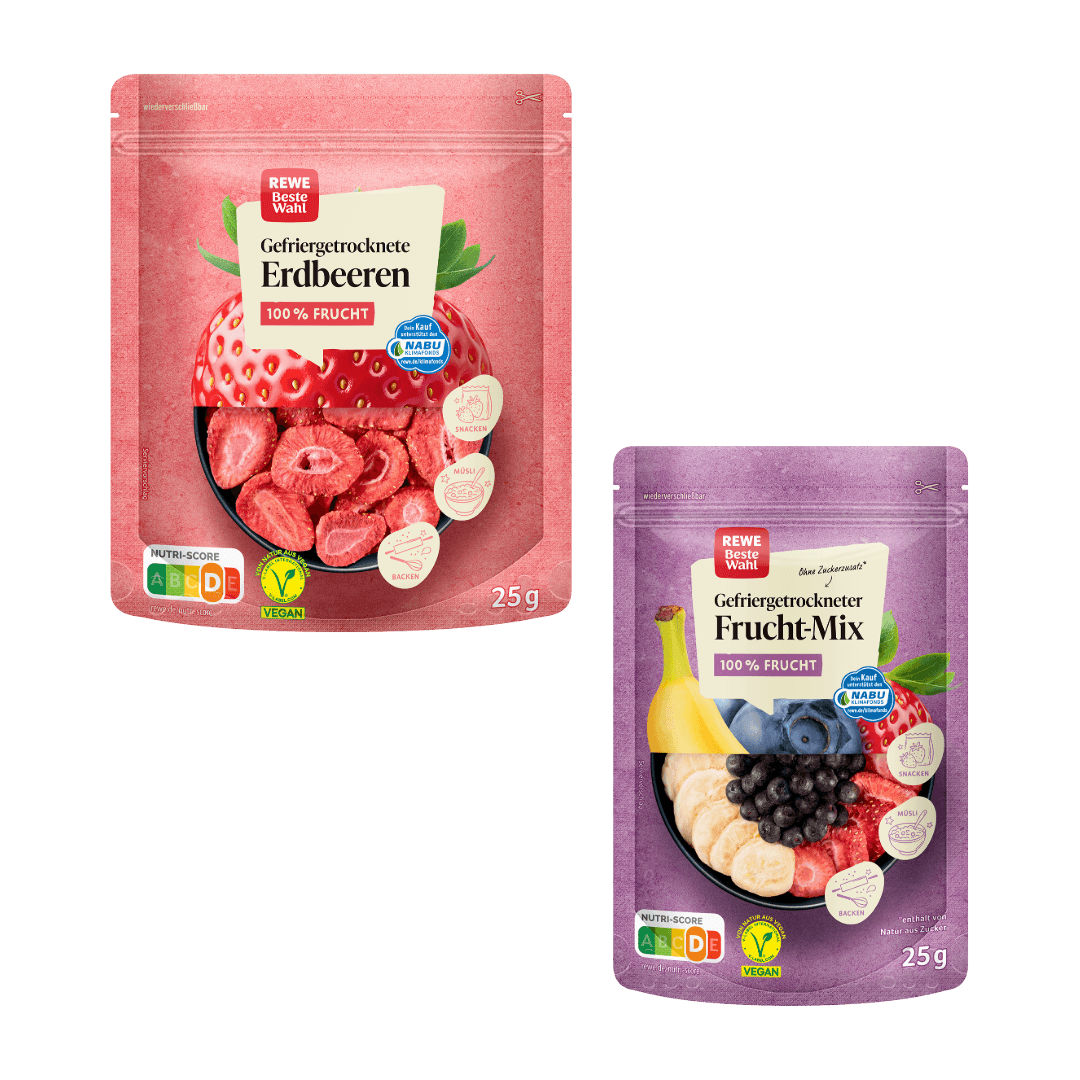 REWE Beste Wahl Gefriergetrocknete Früchte