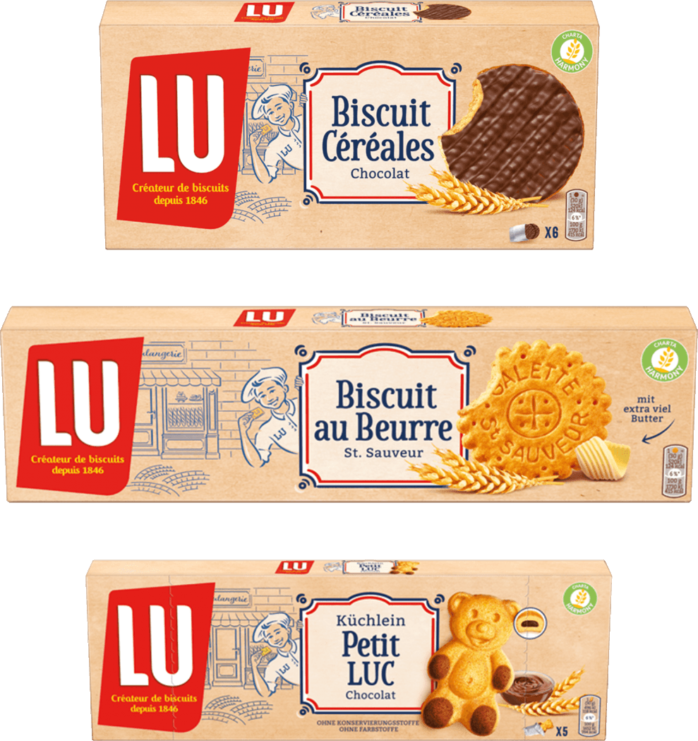 eine Packung LU Kekse oder Küchlein