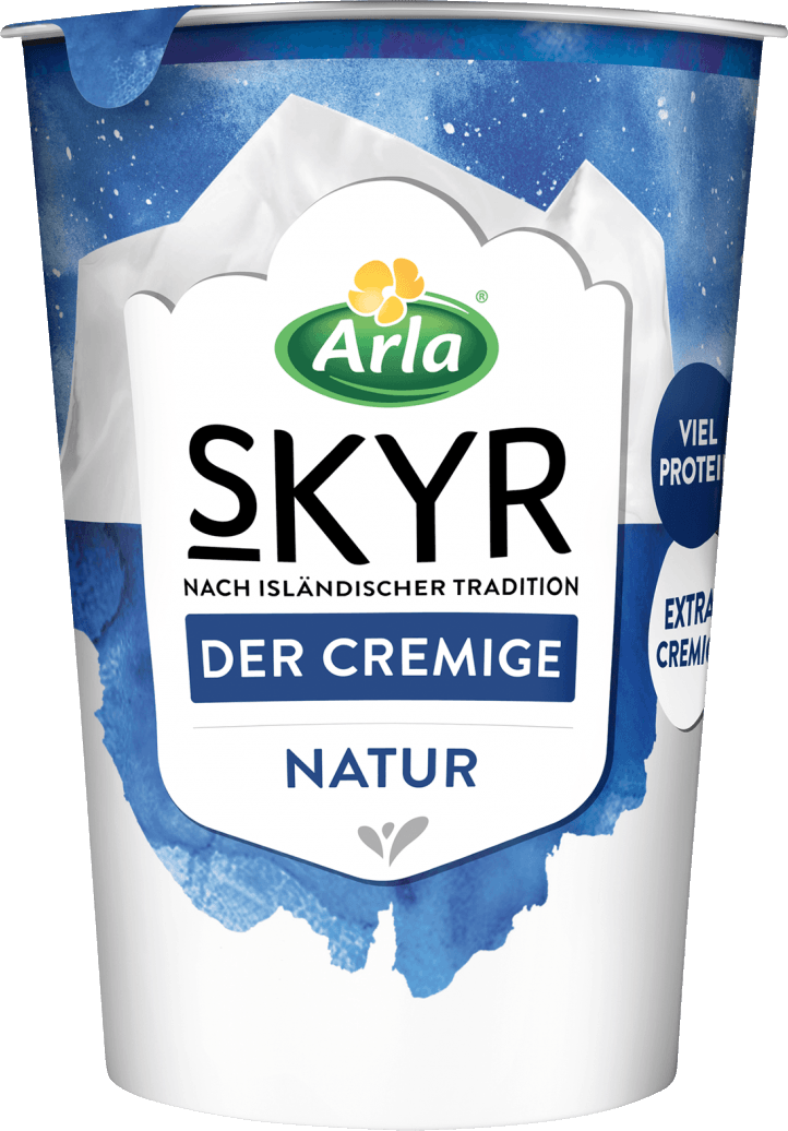 einen Becher (400g) Arla Skyr Der Cremige 400g