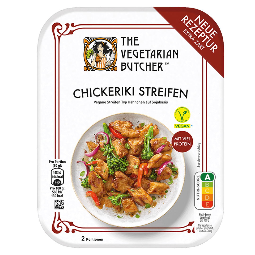 The Vegetarian Butcher Chickeriki Streifen