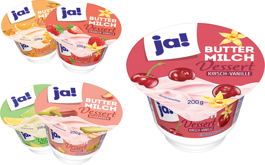 einen Becher (200g) ja! Buttermilch Desserts