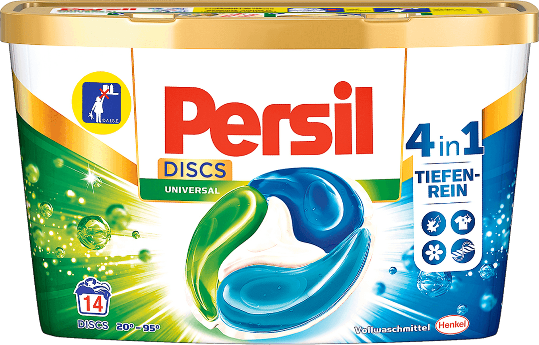 eine Packung (14 WL) Persil Discs