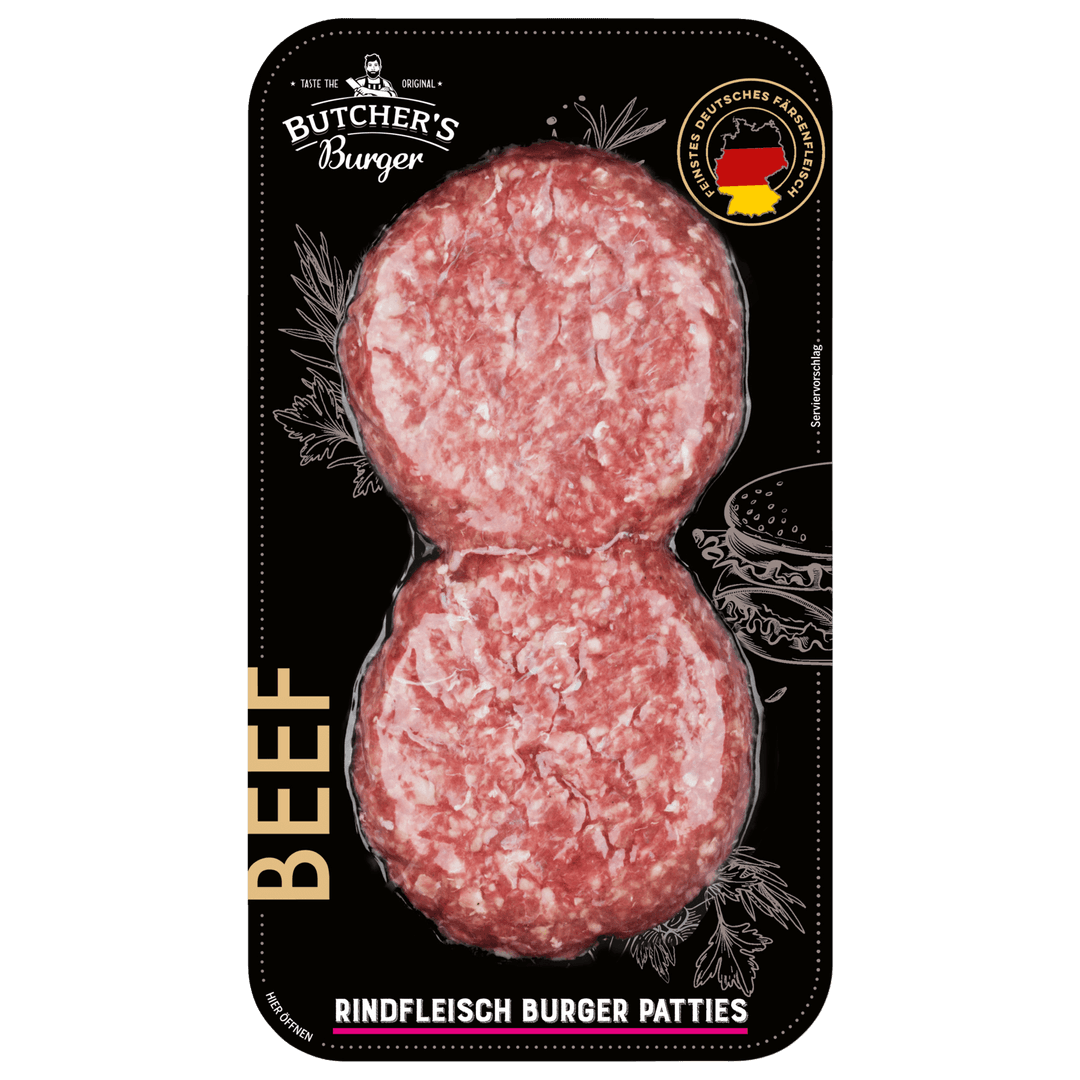 Butcher's Burger Patties Rinder-Färsenfleisch