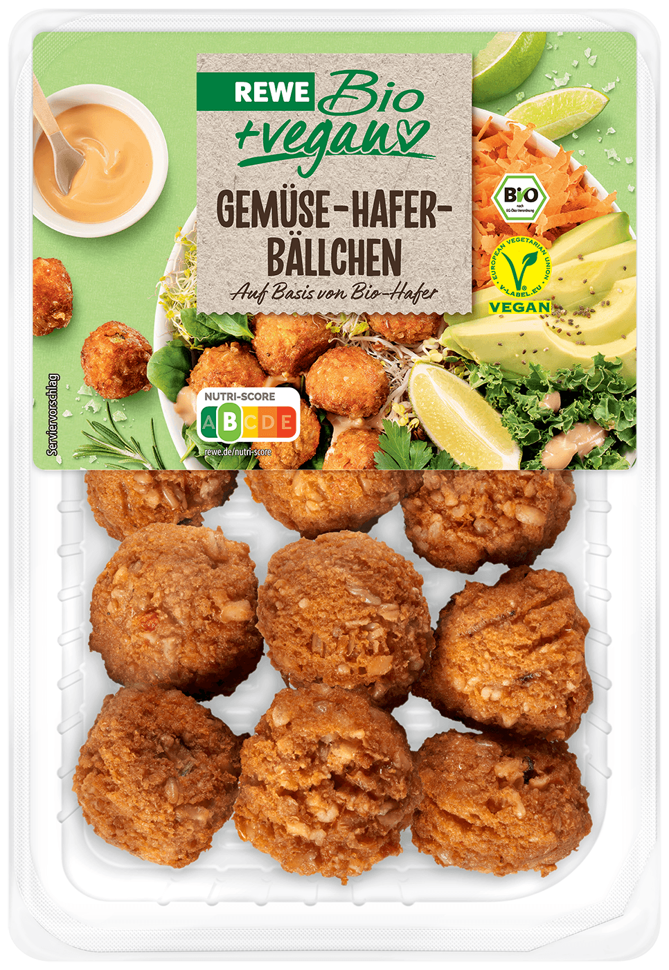 REWE Bio Gemüse-Hafer-Bällchen