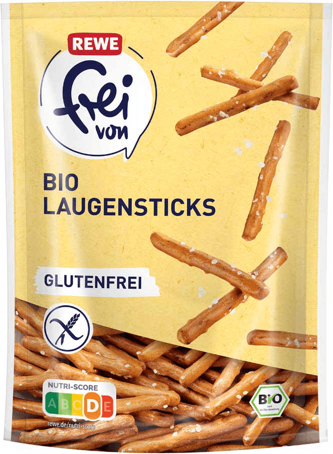 REWE frei von Bio Laugensticks