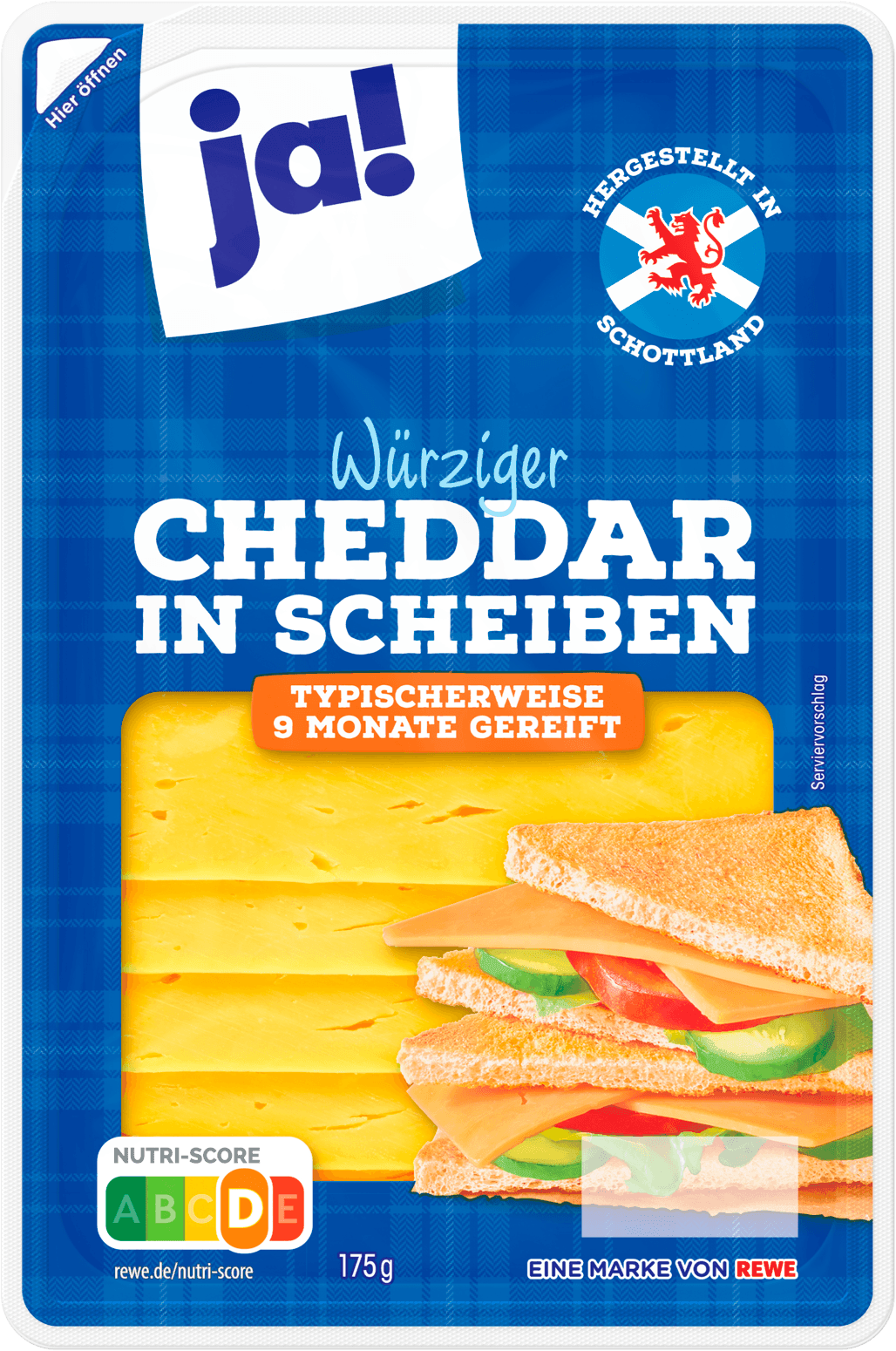 ja! Cheddar würzig
