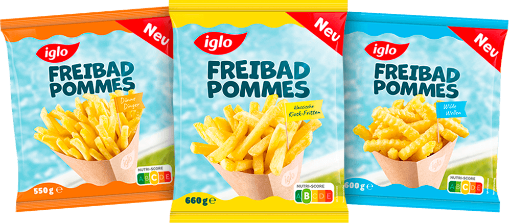 Iglo Freibad Pommes