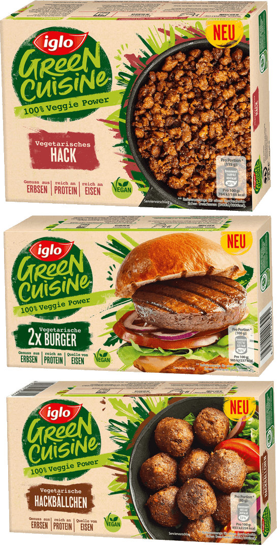 eine Packung iglo Green Cuisine