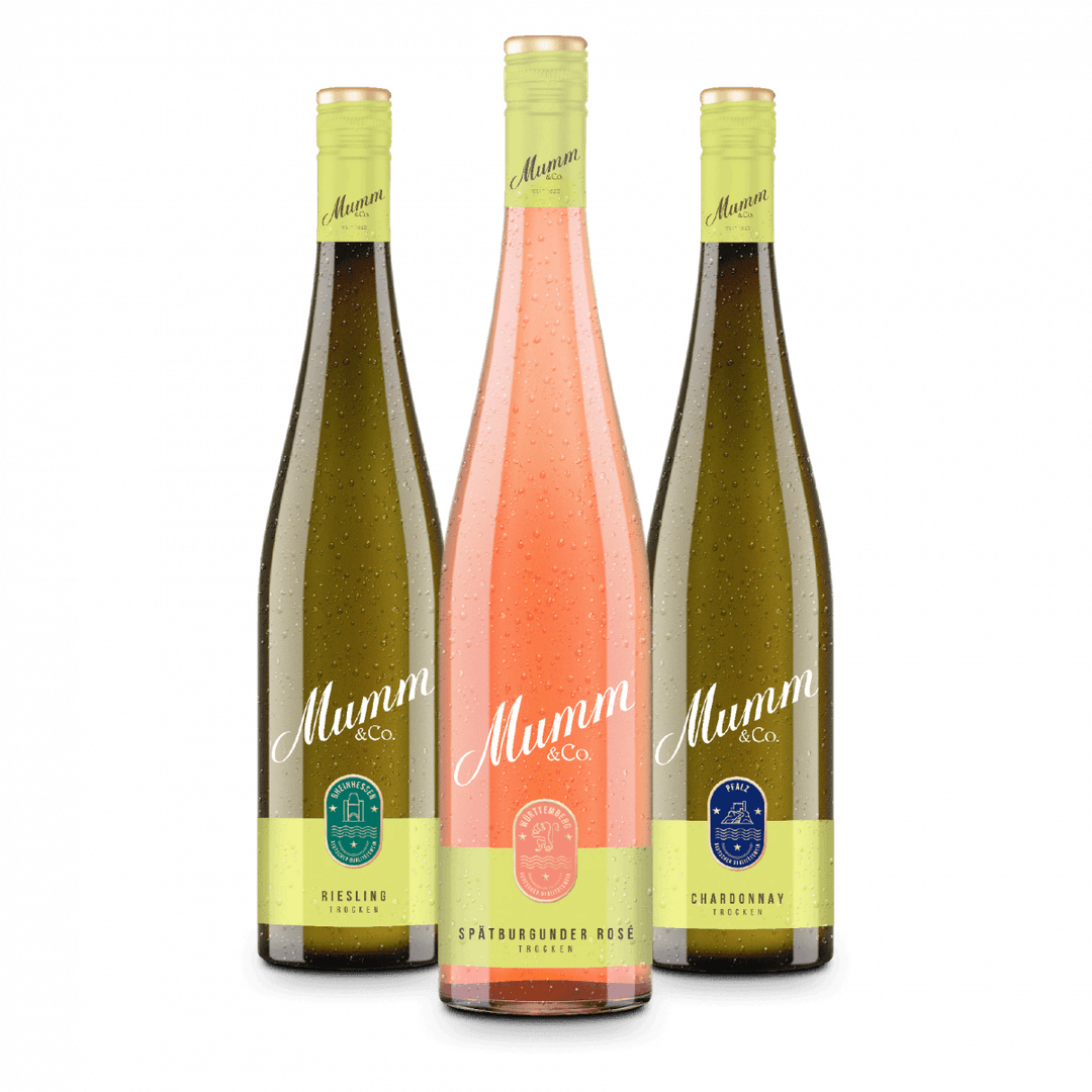 eine Flasche MUMM & CO. Weine