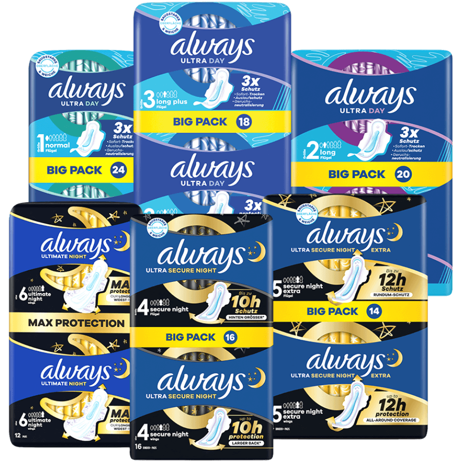 Always Binden Ultra Big Packs