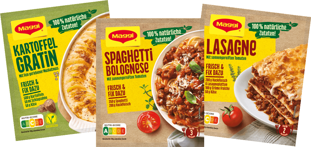 eine Packung Maggi Fixe