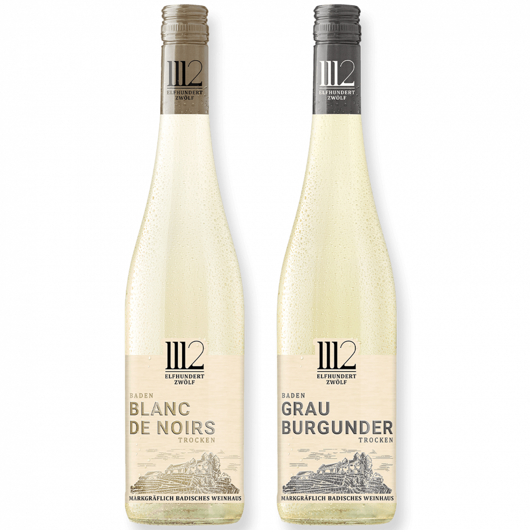 eine Flasche Elfhundertzwölf Weine