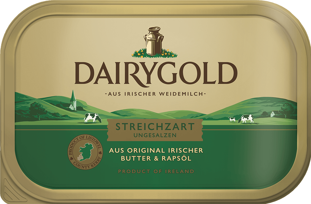 eine Packung (250g) Dairygold Streichzart