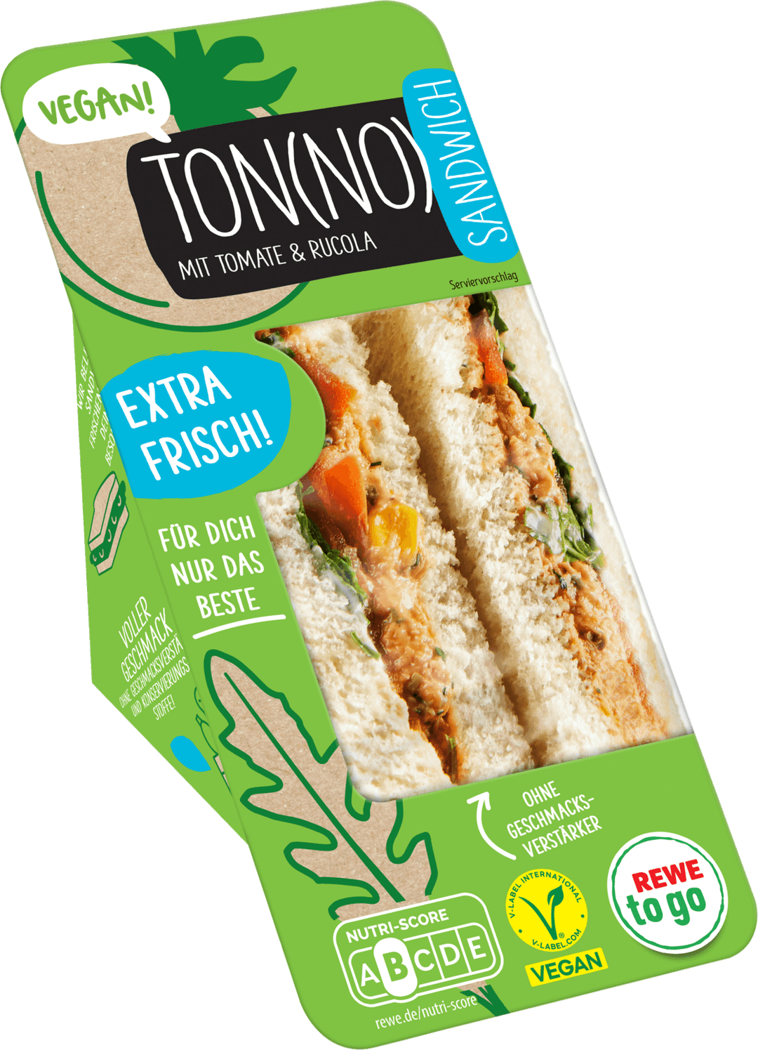 Rewe to go Sandwich vegan Ton(no)