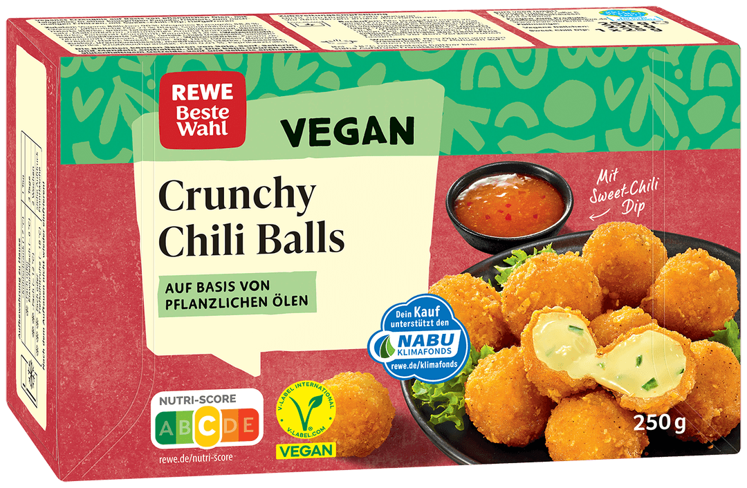 REWE Beste Wahl Vegane Crunchy Chili Balls