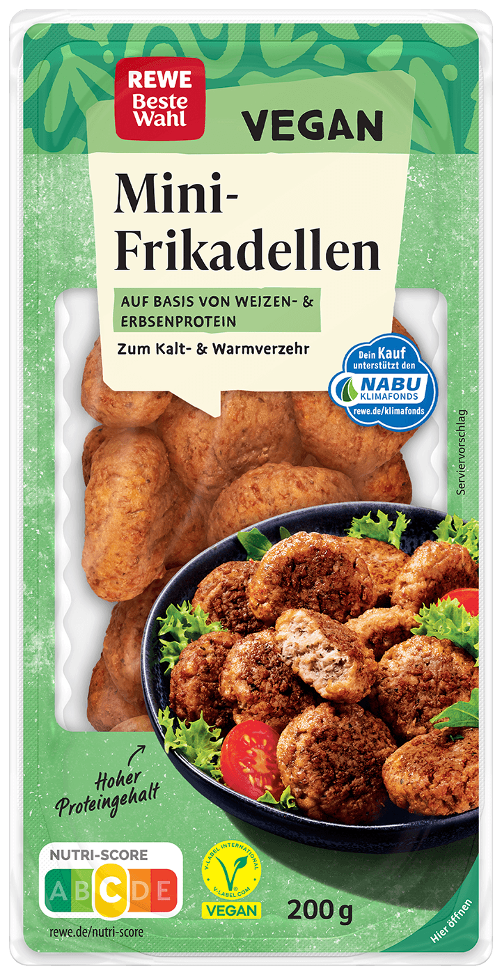 REWE Beste Wahl Vegane Mini-Frikadellen