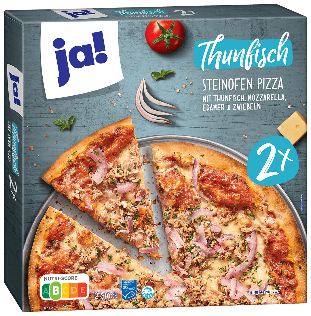 ja! Steinofen Pizza Thunfisch
