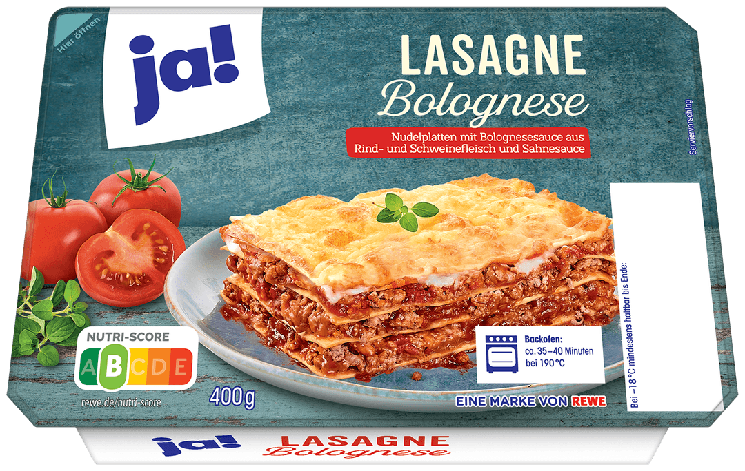 ja! Lasagne Bolognese 400g