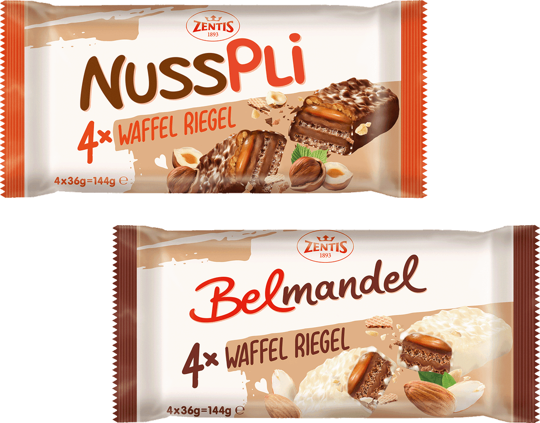 Nusspli & Belmandel Waffel Riegel