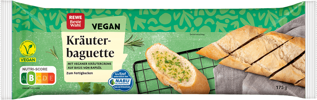 REWE Beste Wahl Veganes Kräuterbaguette
