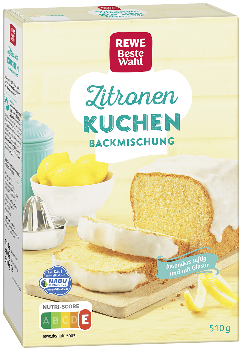 REWE Beste Wahl Zitronenkuchen Backmischung