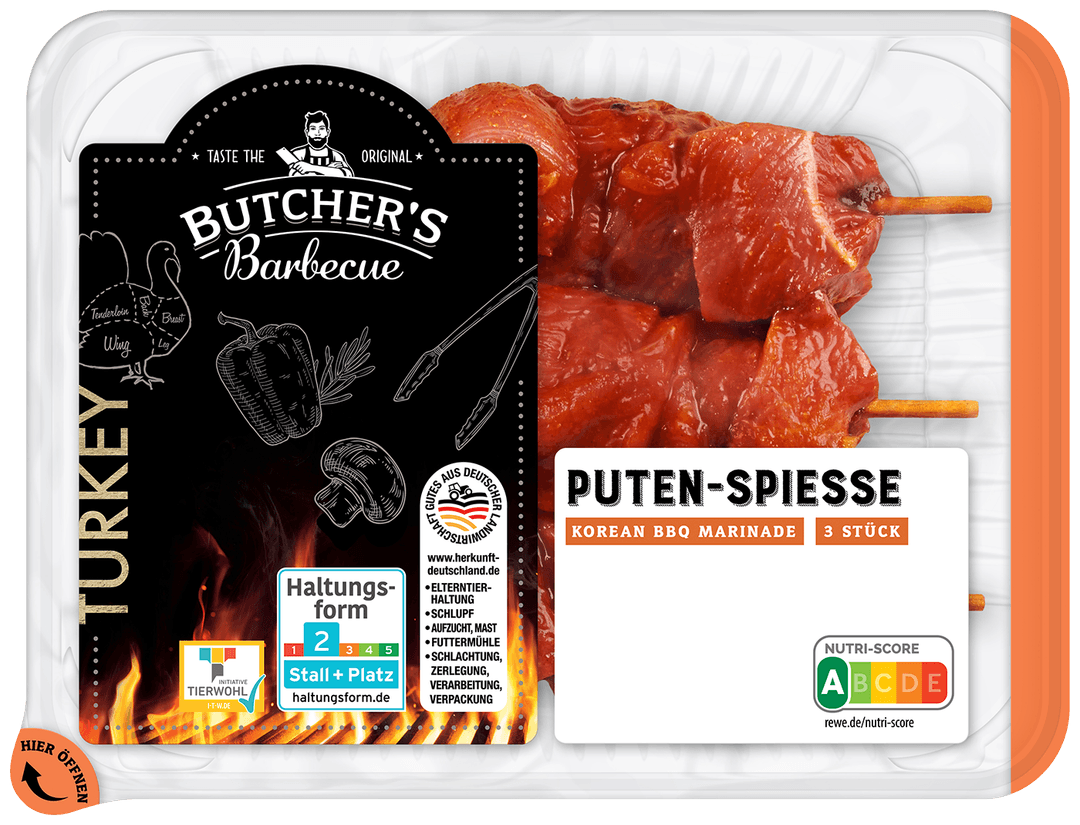 Butcher's Putenspieße Korean BBQ