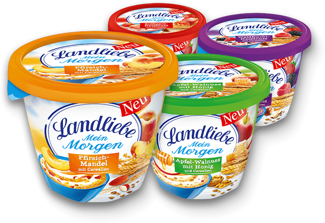 einen Becher Landliebe Mein Morgen