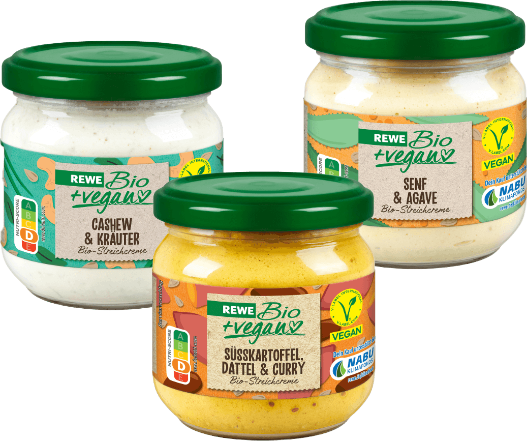 REWE Bio + vegan Streichcremes