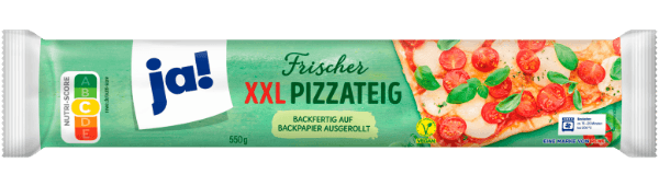 ja! Frischer XXL Pizzateig