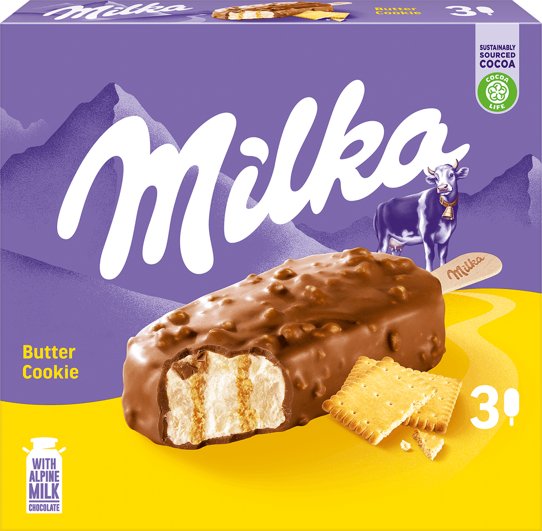 Milka Butter Cookie Stieleis