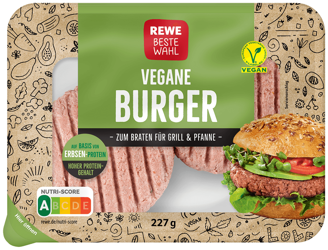REWE Beste Wahl Vegane Burger Patties