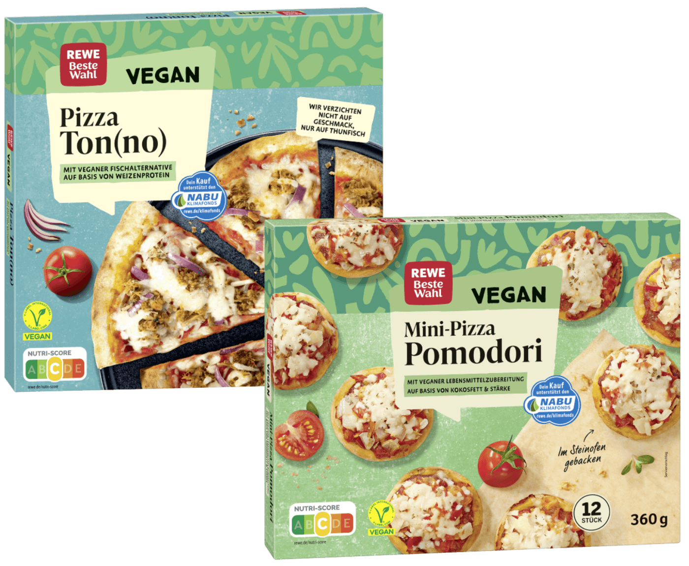 REWE Beste Wahl Vegane Pizza Range